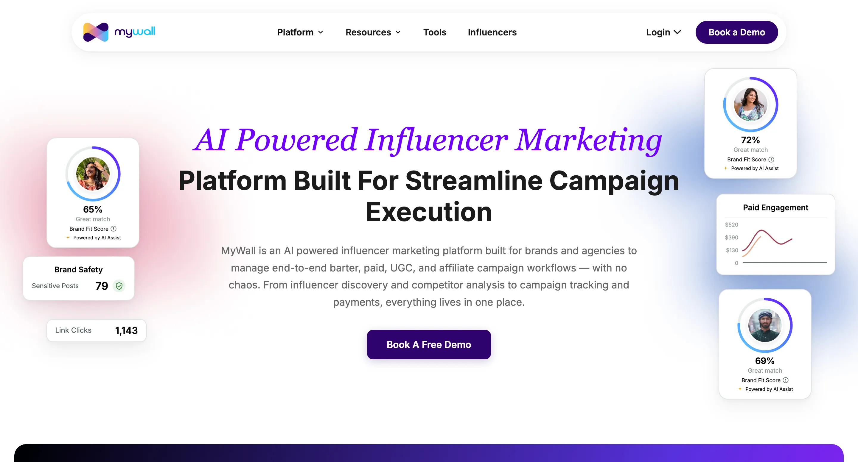 MyWall Influencer Marketing Platform
