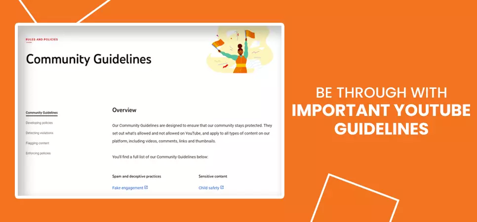 be thorough with YouTube guidelines